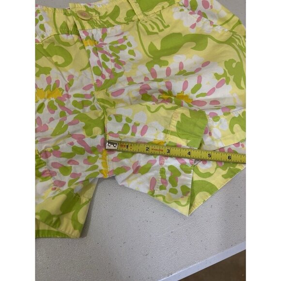 Lilly Pulitzer Jubilee Floral Cotton Shorts Women Size 6 - Picture 12 of 12